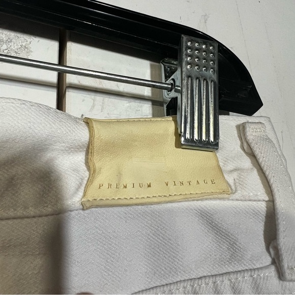 Citizens of Humanity Dree Crop High Rise Straight Slim White Jeans Size 24 - Picture 6 of 10